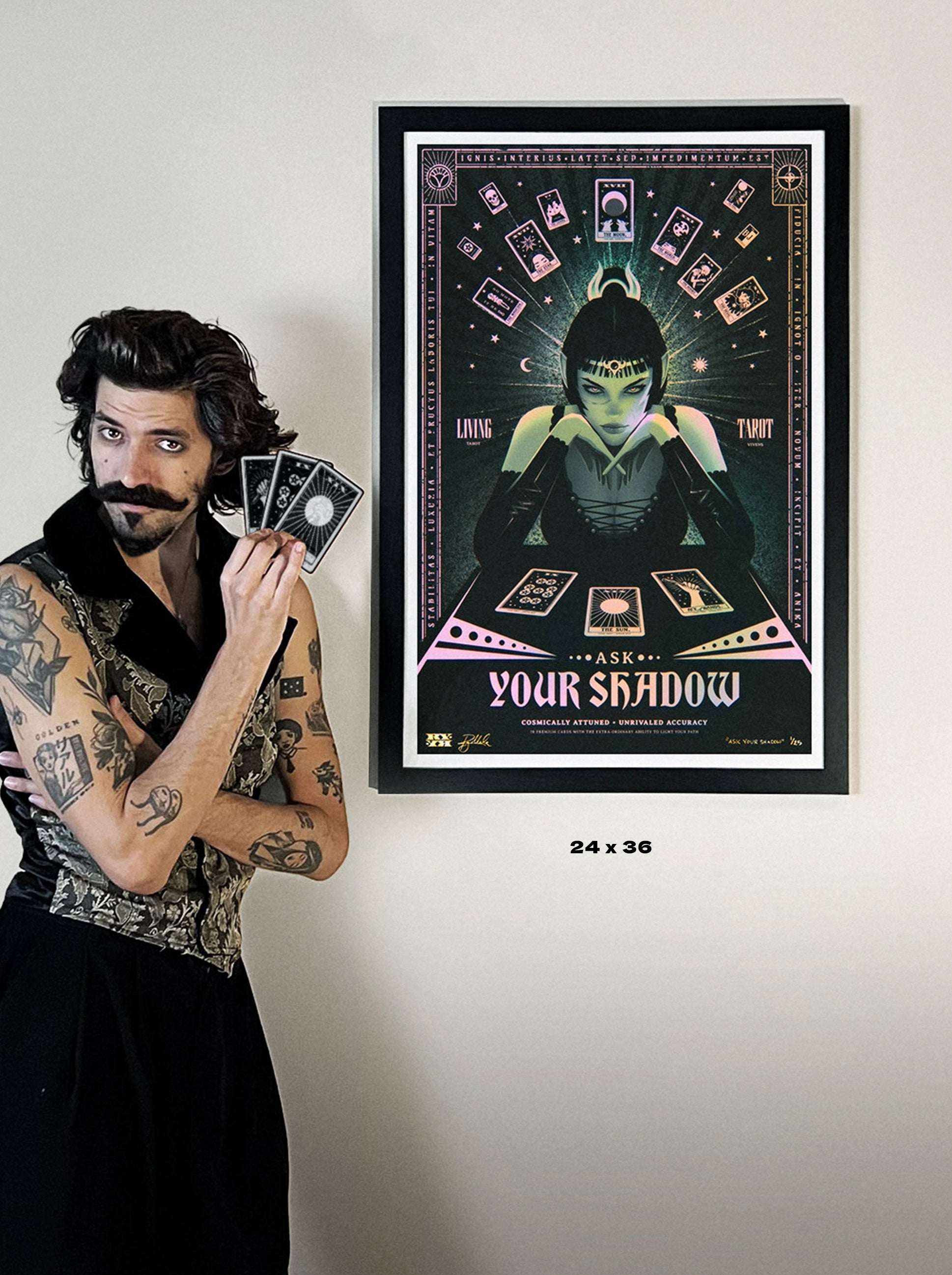 "ASK YOUR SHADOW" FINE ART PRINT