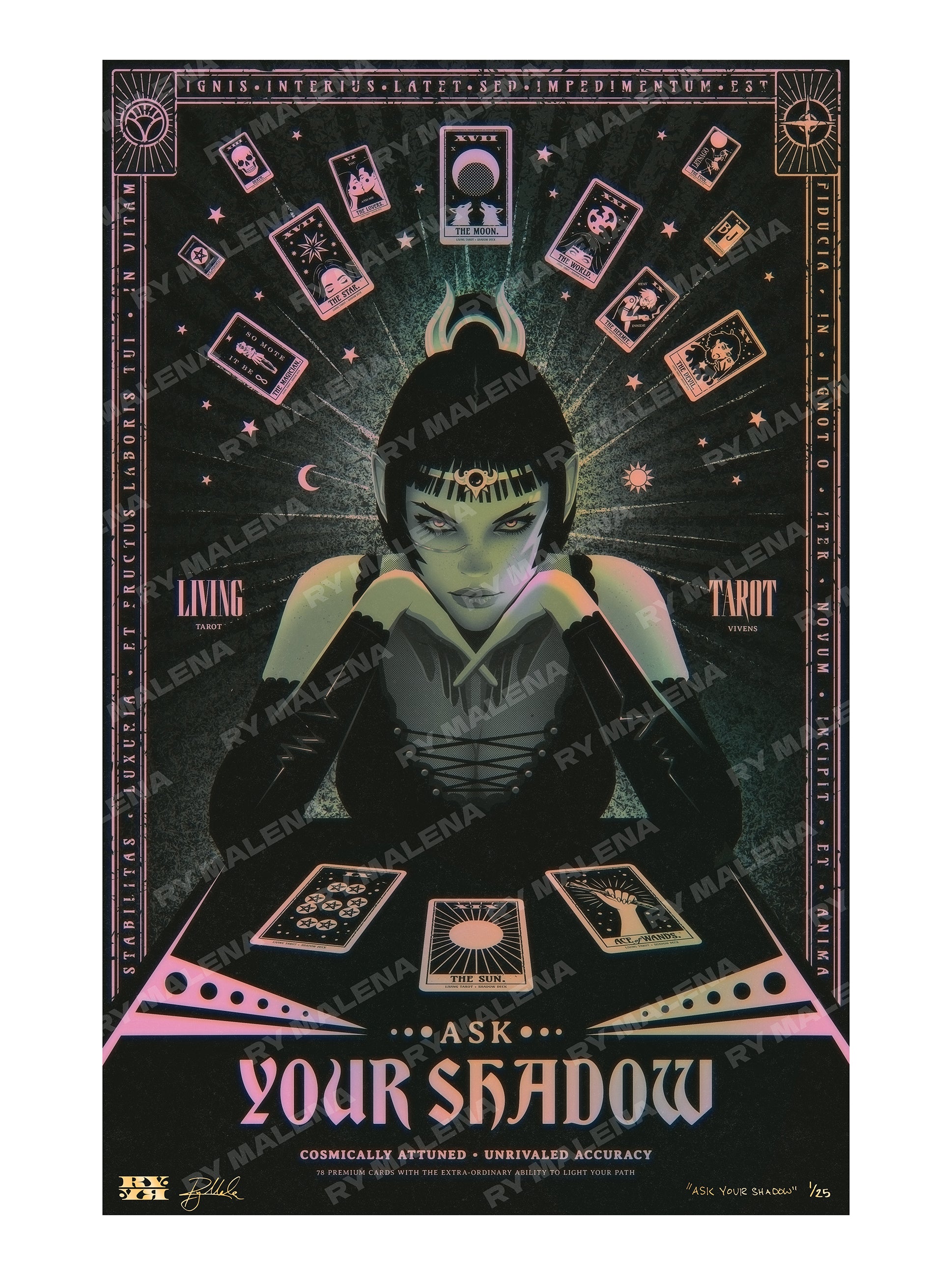 "ASK YOUR SHADOW" FINE ART PRINT