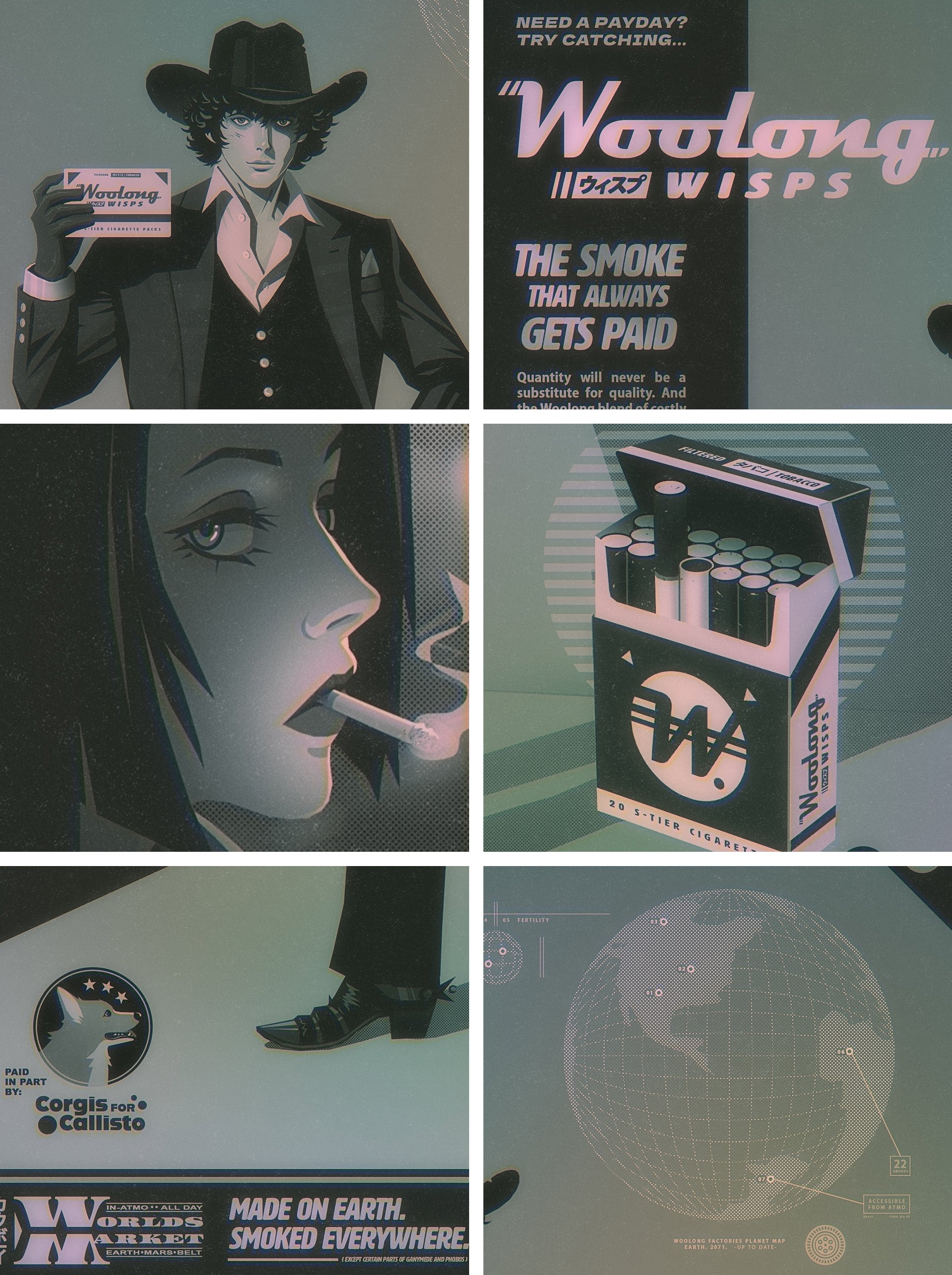 "WOOLONG WISPS" FINE ART PRINT