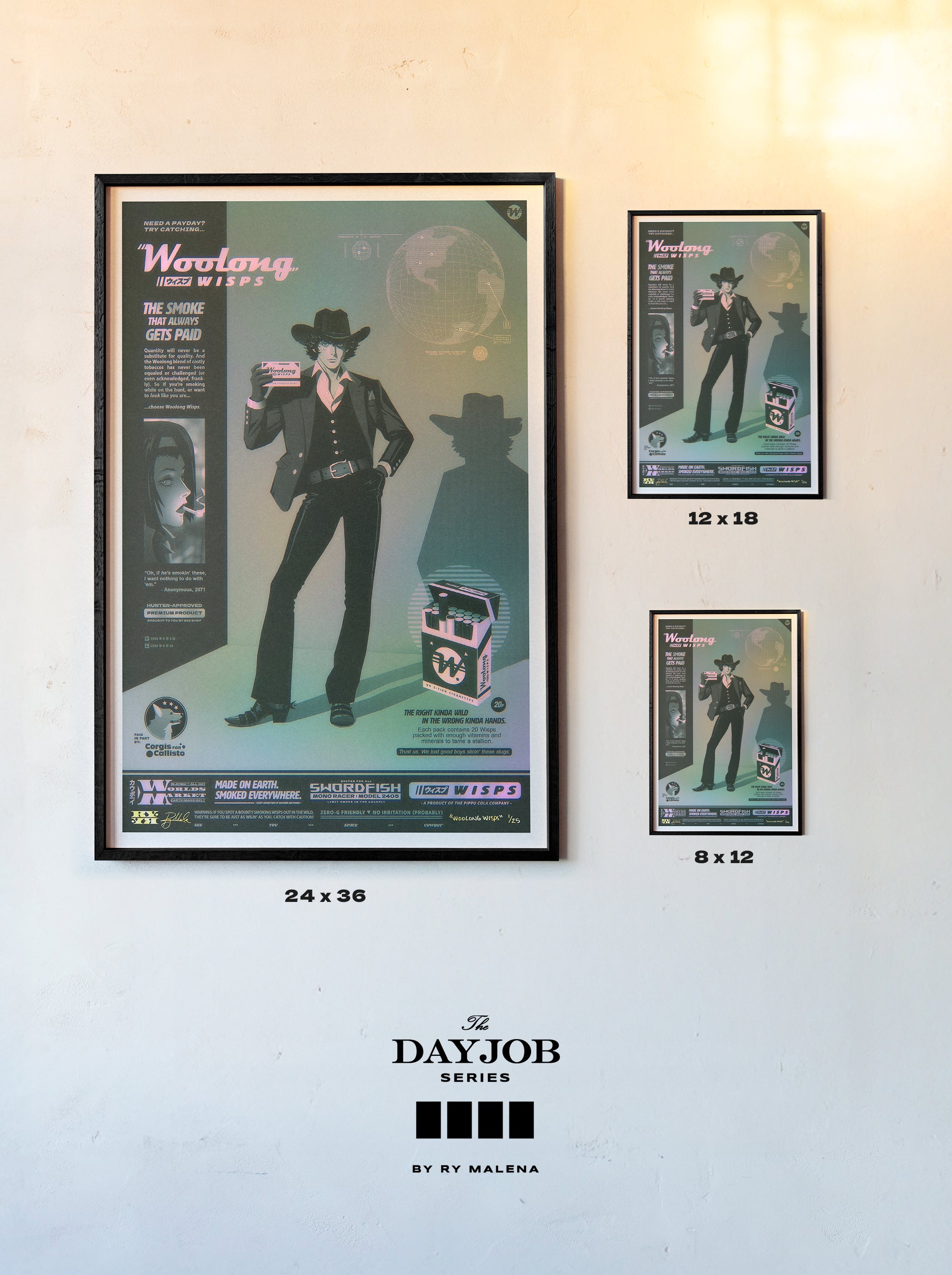 "WOOLONG WISPS" FINE ART PRINT