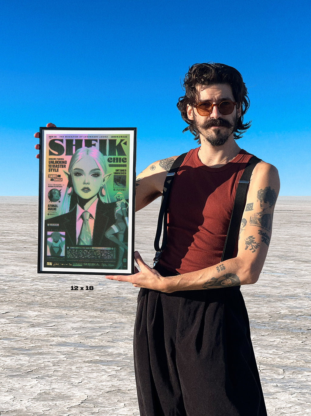 "SHEIK CHIC" FINE ART PRINT